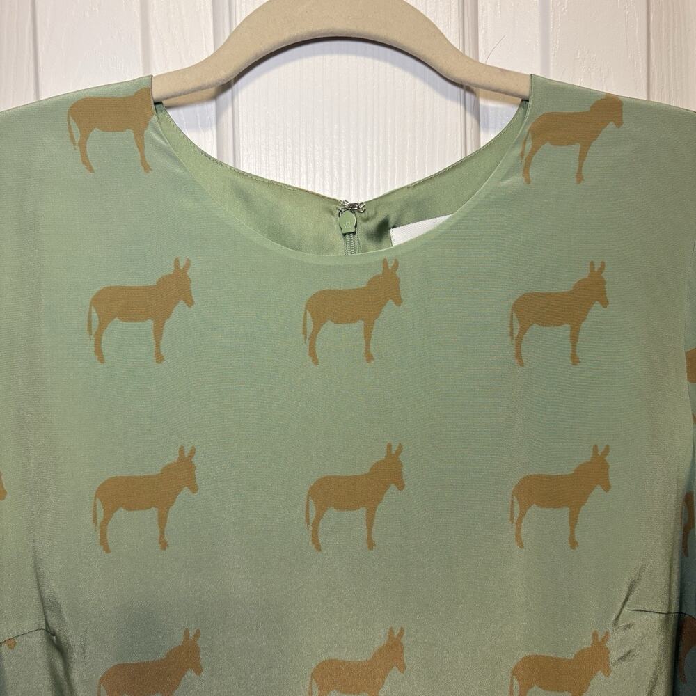 Charlotte by Charolette Taylor Dress Size 10 Silk Donkey ASO Pretty Little Liars - Picture 4 of 16